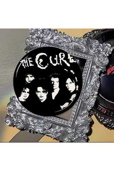 Choice45 دبوس معدني كلاسيكي 25x25 مم z1 T-The C-Cure Rk Band مخصص لشخصية أنمي...