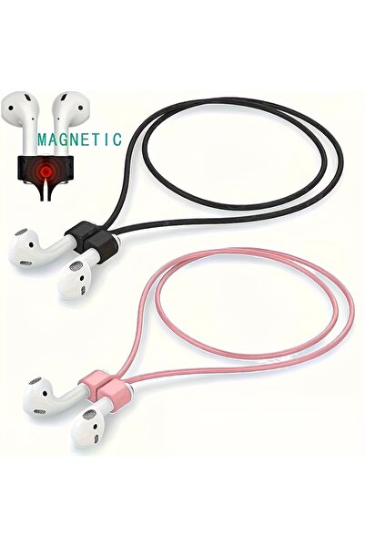 choice2 حبل سماعات أذن مغناطيسي مضاد للضياع مصنوع من السيليكون، متوافق مع سما...