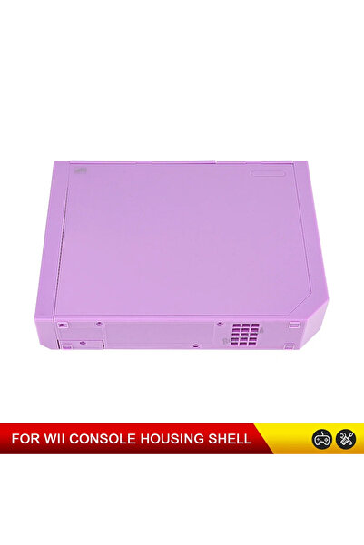 Choice3 غطاء بديل شفاف متعدد الألوان أرجواني اللون لجهاز ألعاب Wii، غطاء كامل