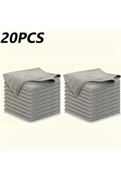 Choice3 20PCS Thick Microfiber Cleaning Cloths Lint-Free Reusable Towels Abso...