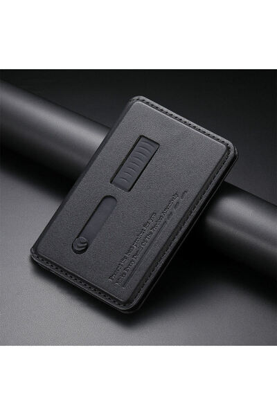 choice2 محفظة جلد سوداء قوية مغناطيسية مع حافظة مخفية لحامل Magsafe لأجهزة iP...