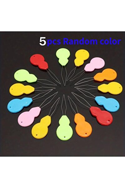 Choice4 5 قطع من خيوط الإبر البلاستيكية بألوان متنوعة - سهلة الاستخدام للخياط...