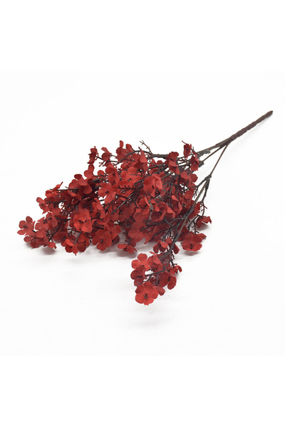 Choice7 قطعتان من زهور الجيبسوفيلا الحمراء الاصطناعية حرير بلون الخوخ، مناسبة...