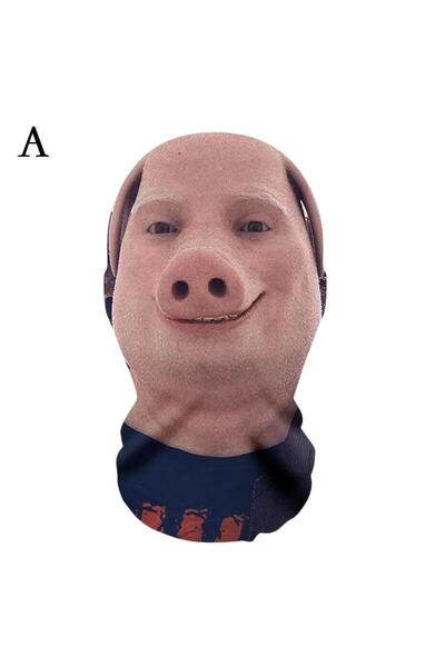 Choice A John Pork Smiling Interesting 3D Printed Seamless Mask Hat Cosplay F...