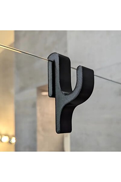 Choice 1pc-black New Black and White Shower Hook Is Suitable for 8mm Glass Do...