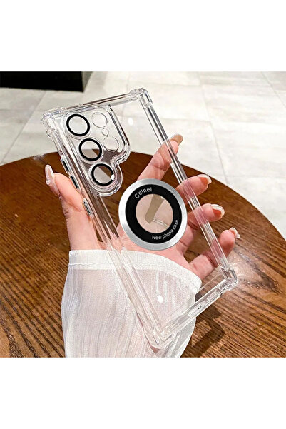 Choice جراب فاخر شفاف للغاية من ماج سيف مطلي بالكهرباء لهاتف جالاكسي إس 24 أل...