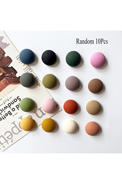 Choice7 10pcs mix D 10Pcs Round Refrigerator Magnet Set Frosted Finish for Wh...