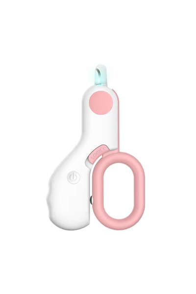 Choice1 مقص أظافر احترافي للحيوانات الأليفة مزود بإضاءة LED وردية اللون، مناس...