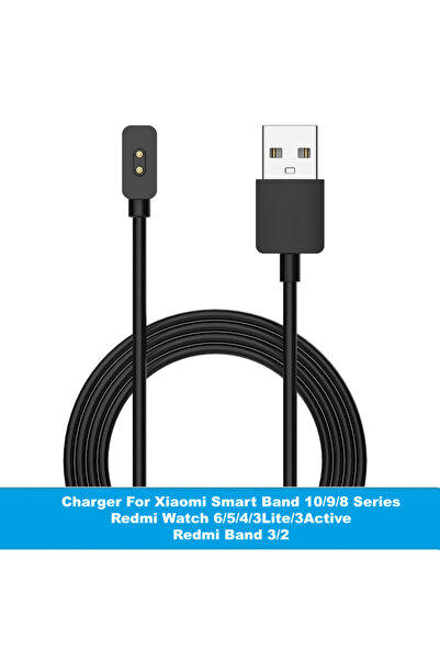 Choice6 كابل شحن أسود لساعات Band8 و9 و10 الذكية، متوافق مع ساعات Smart Band ...