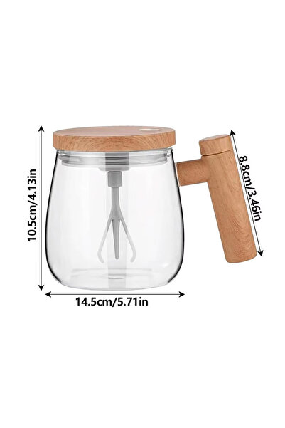 Choice4 كوب تقليب أوتوماتيكي قابل لإعادة الشحن، محمول، بسعة 400 مل، من 301 إل...