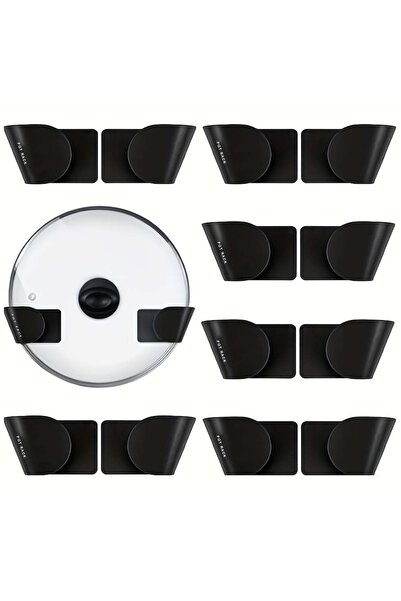 Choice1 1-tier 6Pairs black 1/3/6Pairs Pot Lid Holder Wall-Mounted Hanging fo...