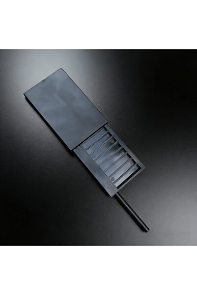 choice2 Black 8-Compartment Plastic Snuff Storage Box with Sild Lid Aluminum ...