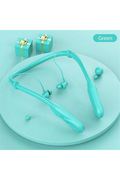 Choice1 سماعات أذن لاسلكية خضراء I35 بتصميم طوق للرقبة، سماعات بلوتوث TWS، صو...