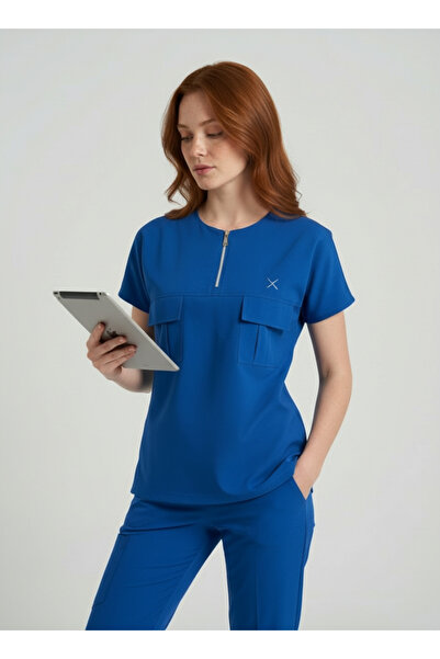 X Medical Wear Ms Flap Serisi Takım Scrubs