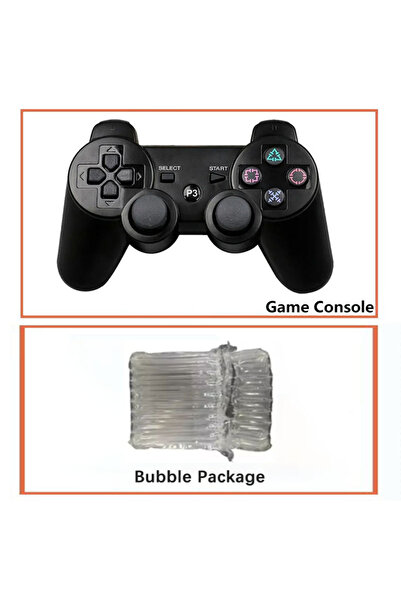 Choice7 1PCS-Black-No Box Bluetooth Wireless Gamepad PS3 Controller Support f...