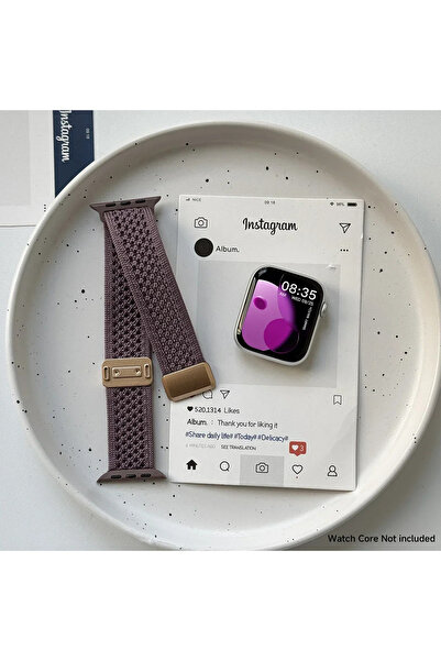 Choice9 سوار ساعة من النايلون المضفر بتصميم كرتوني من جلد البولي يوريثان الدخ...