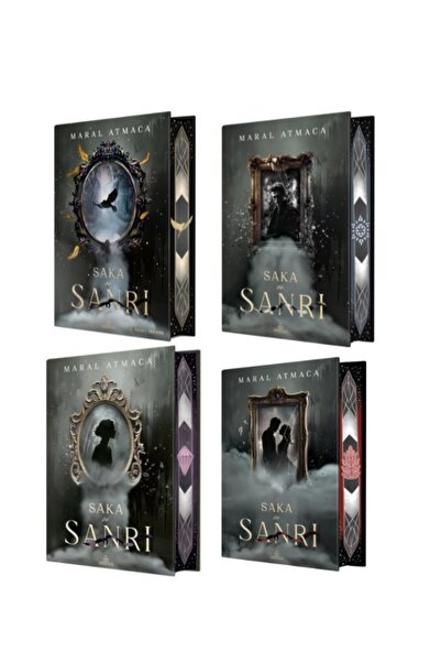 Ephesus Yayınları Saka ve Sanrı 1, 2, 3, 4 Ciltli Yan Boyamalı Maral Atmaca 4...