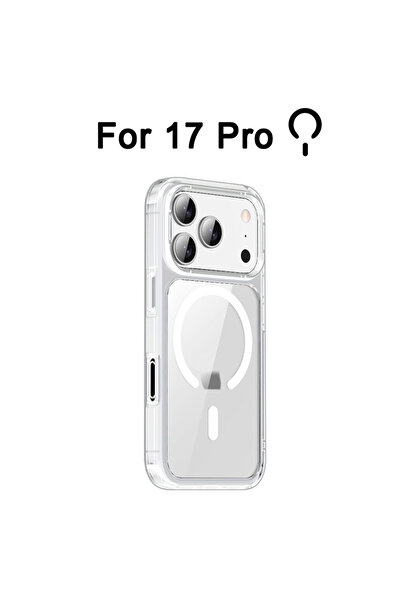 Choice1 غطاء مغناطيسي شفاف رسمي لهاتف آيفون 17 برو ماكس و17 إير، متوافق مع حا...