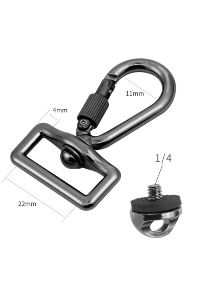 Choice3 مشبك سريع الفتح 2 في 1، مشبك تثبيت حزام الكتف، خطاف كارابين، قفل أمان...