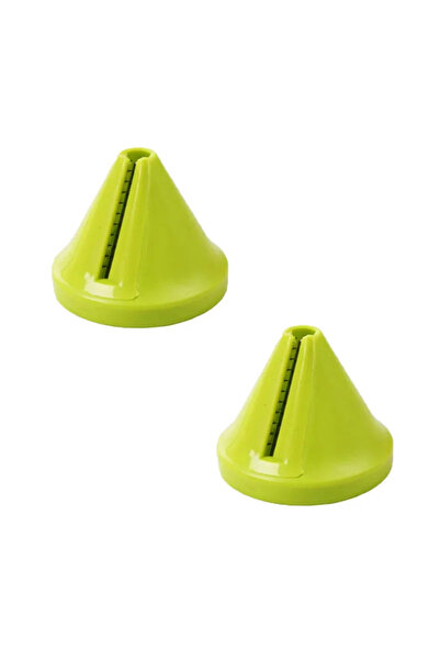 choice2 أداة تقطيع وتقشير حلزونية متعددة الوظائف للخضراوات والفواكه، لون أخضر...