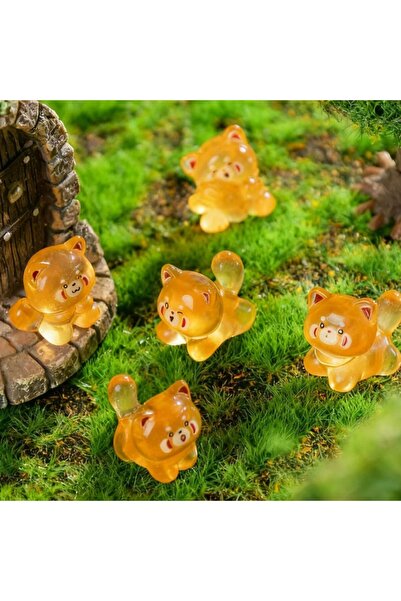 Choice1 10 قطع بألوان عشوائية، 10/20 قطعة من تماثيل الراكون المضيئة، تتوهج في...