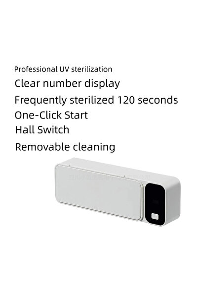 Choice3 AD19- رمادي، جهاز تعقيم فرشاة الأسنان الذكي HOMEFISH، تعقيم بالأشعة ف...