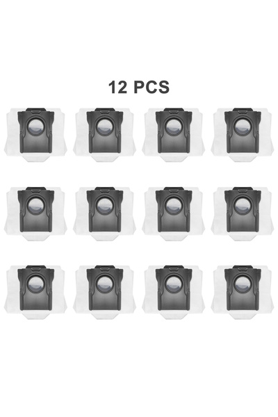 Choice6 12 كيس غبار بديل للمكنسة الكهربائية Dreame X50 Ultra/X40 Ultra/X30 Ul...