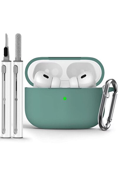 choice2 جراب أخضر لسماعات AirPods Pro 3، ملحقات سماعات AirPods Pro، سماعة بلو...