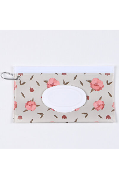 Choice5 Rose C Wet Wipes Bag EVA Flip Cover Baby Wipe Dispenser Portable Refi...