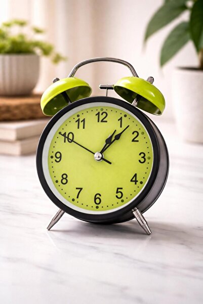 madewithlove Renkli Metal Çalar Saat (Işıklı)