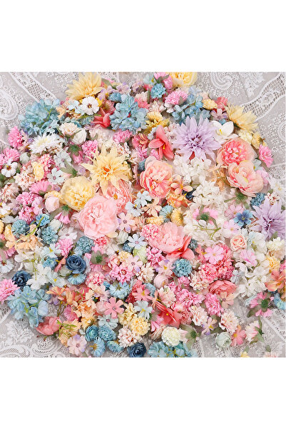 Choice 12 قطعة من زهور صناعية صغيرة متنوعة في كيس واحد، زهور حرير والأقحوان و...
