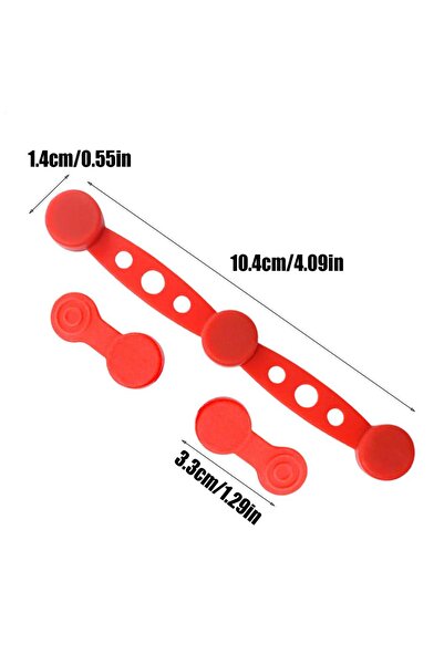 Choice مغناطيس أحمر لقلاية الهواء لورق الزبدة، مشبك مغناطيسي من السيليكون، مل...