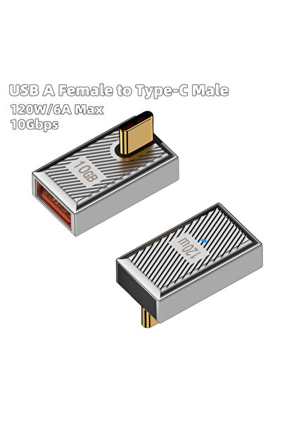 choice2 AM to CG ZW QS Type C to USB 3.1 10Gbps OTG Adapter USB C Male to USB...