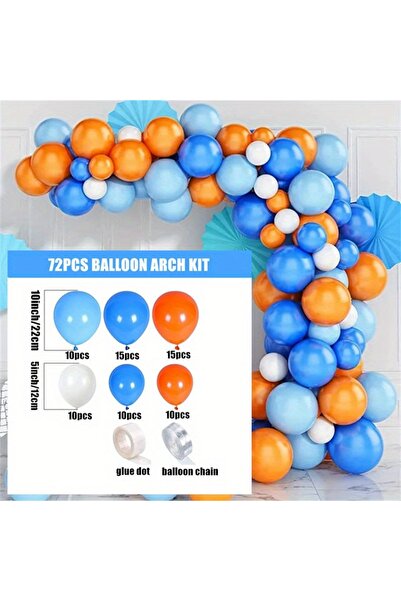 Choice قوس بالونات متعدد الألوان مكون من 72 قطعة، يُستخدم في حفلات الزفاف، وأ...