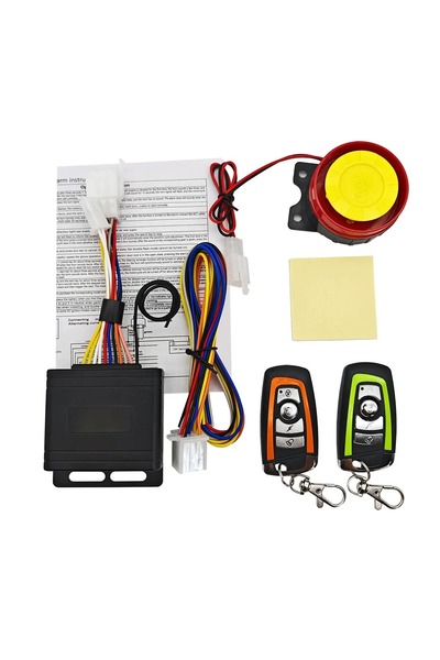 Choice1 026zz1 Motorcycle Alarm System 1-Way Motorcycle Anti Theft Kit Car Se...
