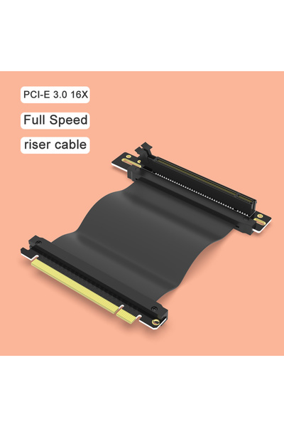Choice4 كابل تمديد PCI-E أسود من HaoYeXin بطول 20 سم، متوافق مع PCI Express 3...