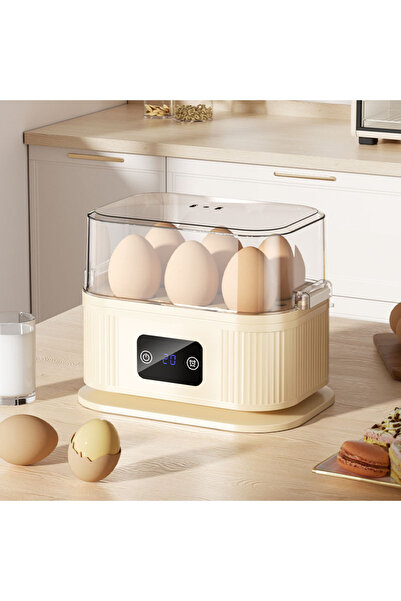 choice2 EU Light Yellow TINSOL Multifunctional Electric Egg Cooker Kitchen Br...