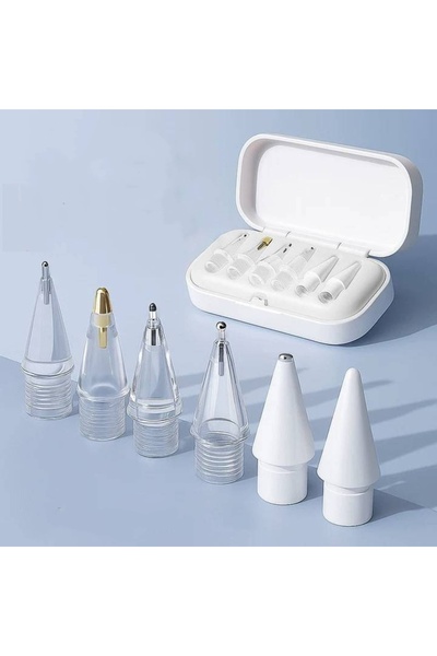 Choice3 مجموعة رؤوس أقلام بديلة بيضاء (الجيل الأول/الثاني / إصدار USB-C) بديل...