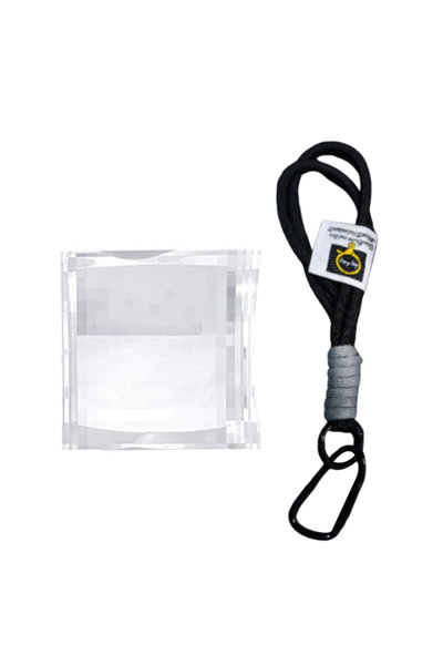 choice2 C Clear Crystals Glass Pixel-Mirror Keychain Pixel-ViewUnique collect...