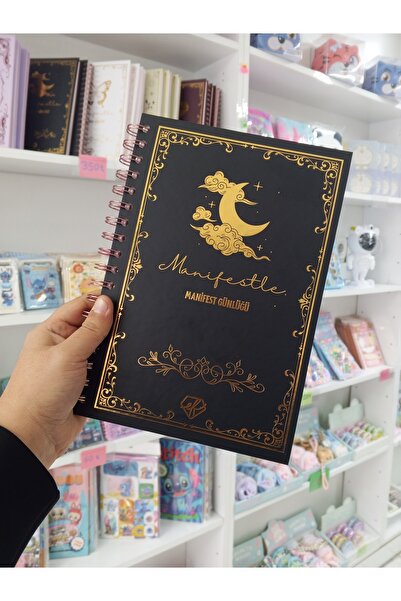 GİFTORİA Manifest ajandası siyah
