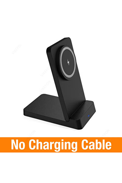 Choice3 VIKEFON Black Magnetic 30W Wireless Charger Desktop Fast Charging Sta...