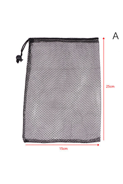 Choice حقيبة تخزين متعددة الأغراض مصنوعة من شبكة نايلون سوداء متينة برباط، من...
