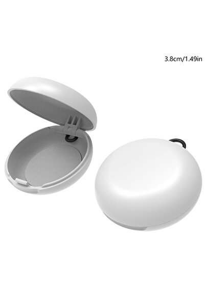 choice2 علبة تخزين سدادات أذن بلاستيكية صغيرة محمولة بيضاء اللون من KOQZM، دا...