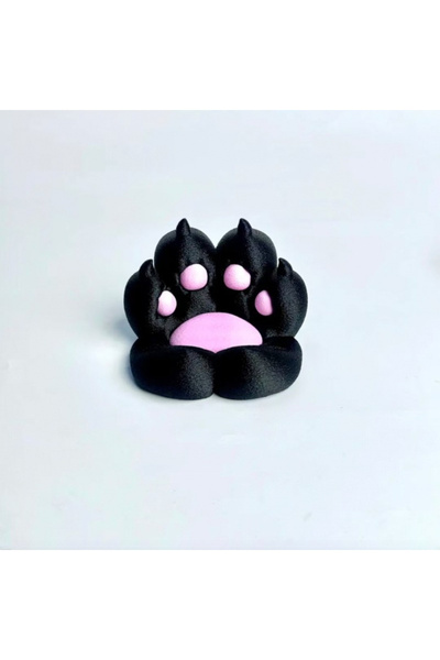 Choice1 حامل هاتف على شكل مخلب قطة سوداء لطيفة، حامل دعم مبتكر لتزيين سطح المكتب