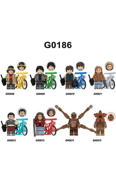 Choice5 مجموعة بناء أحجية مكونة من 8 قطع من سلسلة أفلام تلفزيونية G0186، متوا...