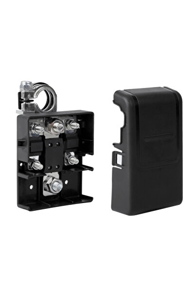 choice2 مجموعة موصلات طرفية سوداء لبطارية 32 فولت 400 أمبير مع فيوز، موصلات م...