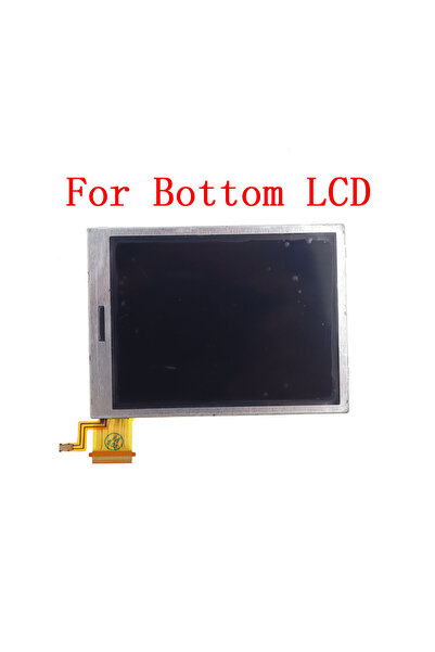 Choice1 شاشة LCD بديلة علوية وسفلية لجهاز 3DS LCD مع شاشة لمس وزجاج محول رقمي.