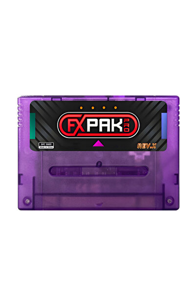 choice2 خرطوشة ألعاب SNES الجديدة من FXPAK Pro SD2 Rev.Z باللون الأرجواني، 50...
