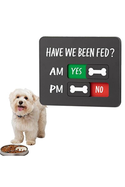 Choice لوحة تذكير بإطعام القطط والكلاب، أكريليك، زينة معلقة مغناطيسية للثلاجة.