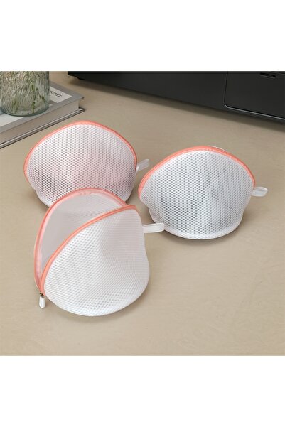 Choice1 3 أكياس غسيل ملابس داخلية وردية اللون، أكياس صغيرة لغسيل وتخزين الملا...